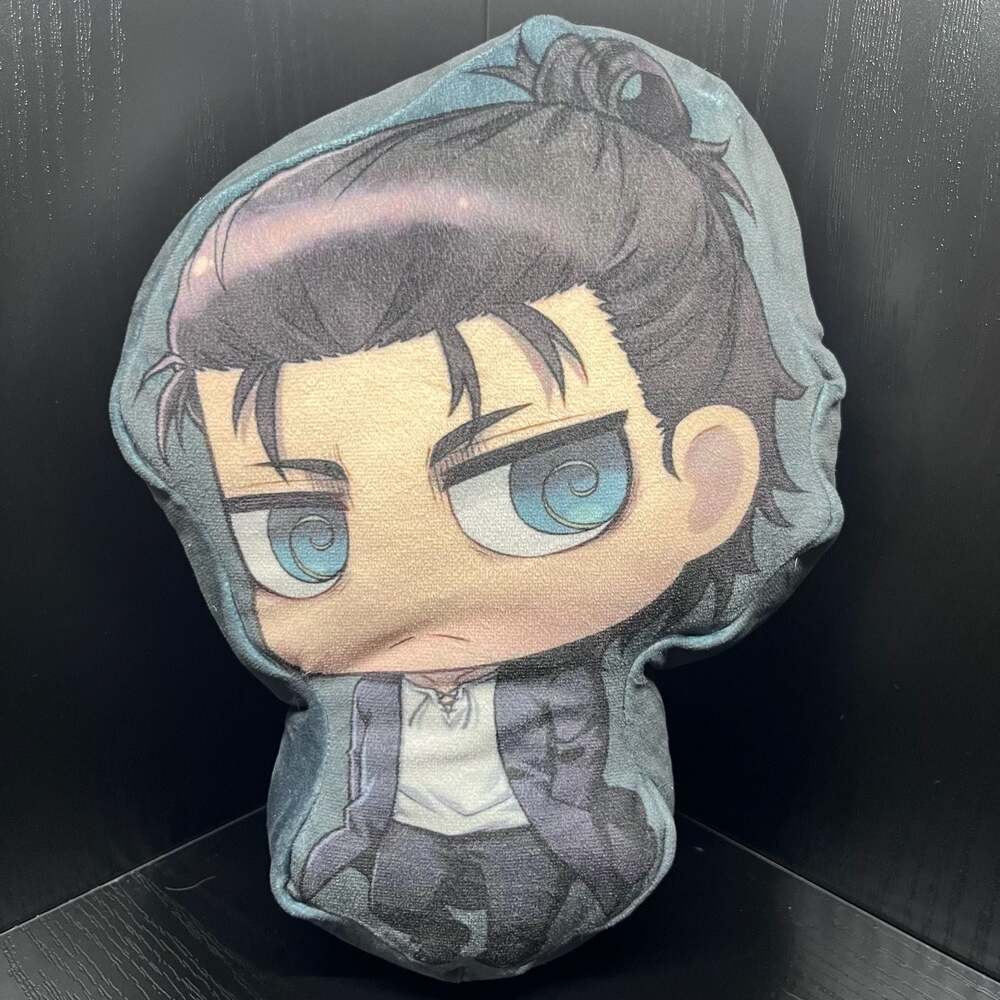 Attack on Titan Eren Yeager Chibi Throw Pillow Plush Anime Cushion Stuffed Plush